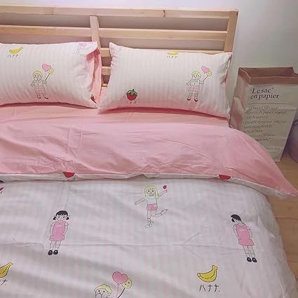 Amazon Com Deerhome Young Girls Series Cotton Twin Bedding