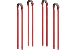 Anglekai Slingshot Replacement Rubber Band, 4 Pack Elastic Tubular Slingshot Band Compatible with All Insert, Catapult Rubber Band Replacement for Hunting