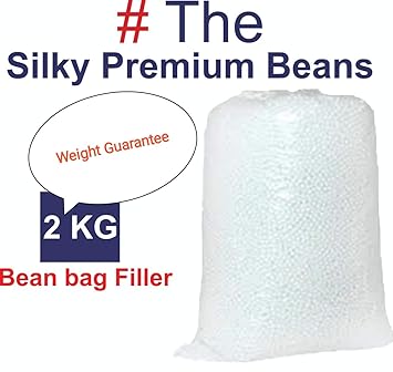 # The Silky Beans 2 KG Premium Bean Bag Filler/Refill/Filling.