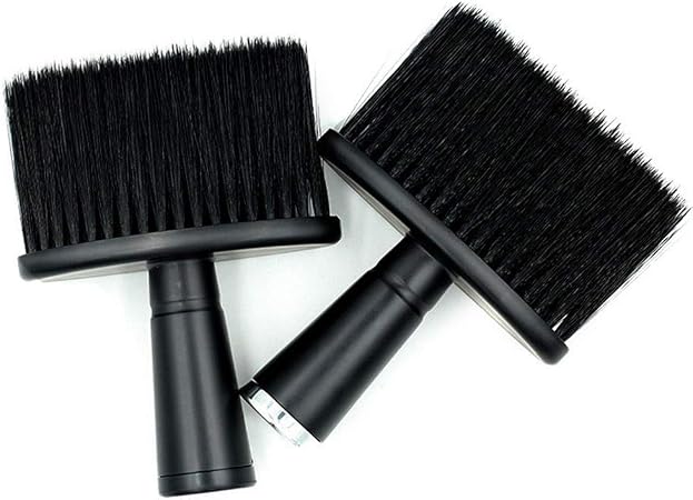 Hairdressing Neck Cleaning Tool Hair Salon Special Cleaning Hair Brush Plastic Nylon Hairdressing Brush Two Amazon Co Uk Health Personal Care