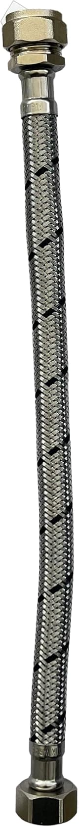 WRAS 15mm Flexible Hose Pack 2 x 15mm x 1/2in Flexible Tap Connector 300mm view 8