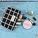 Kimoli Womens and Girls Funny Canvas Makeup Bag Roomy Cosmetic Bag Pouch Purse Handbag with Zipper