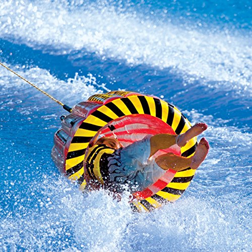BESTChoiceForYou Gyro Towable Tumbling Action Tube Rider Water Lake Spin Inflatable Person Boat Wakeboarding