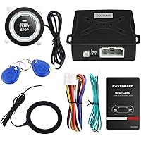 RFID intelligent Systeme d/'alarme de voiture Bouton d/'arret et de demarrage d GV