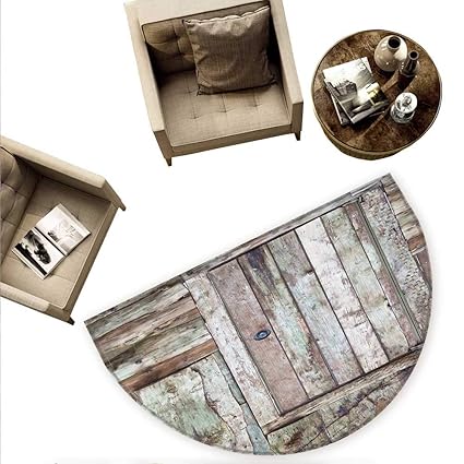 Amazon Com Rustic Semicircular Cushionold Rustic Barn Door