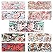 9 PCS Baby Bunny Ears Headbands Knotted Turban Girl’s Hairband Kids Headwear