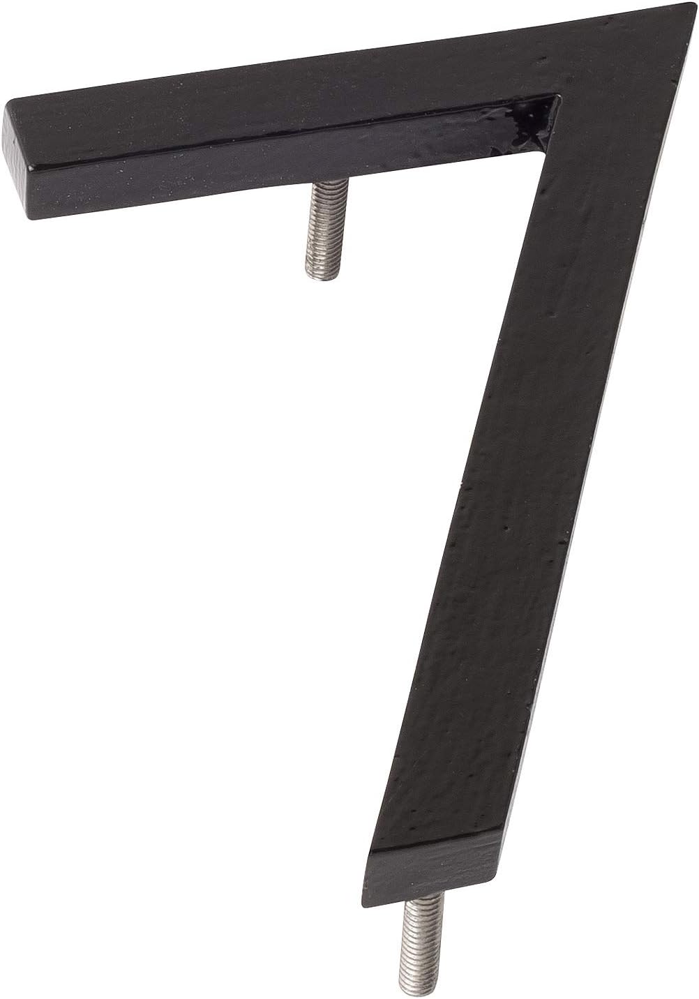 Address Signs - Montague Metal Products Aluminum Modern Floating Address House NumbersMHN-04-F-BK1-7House Numbers4