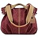 z-joyee Women's Ladies Casual Vintage Hobo Canvas Daily Purse Top Handle Shoulder Tote Shopper Handbag Satchel Bag