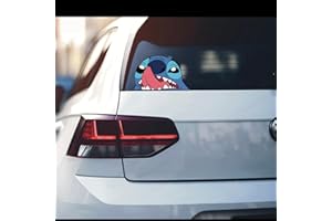 RAWAN FRESH Car Stickers - Cartoon Vinyl Sticker, Peeking car Decals, Funny Stickers - Waterproof Bumper Stickers for Cars, Truck, Motorcycle, Wall, Window and Laptop.
