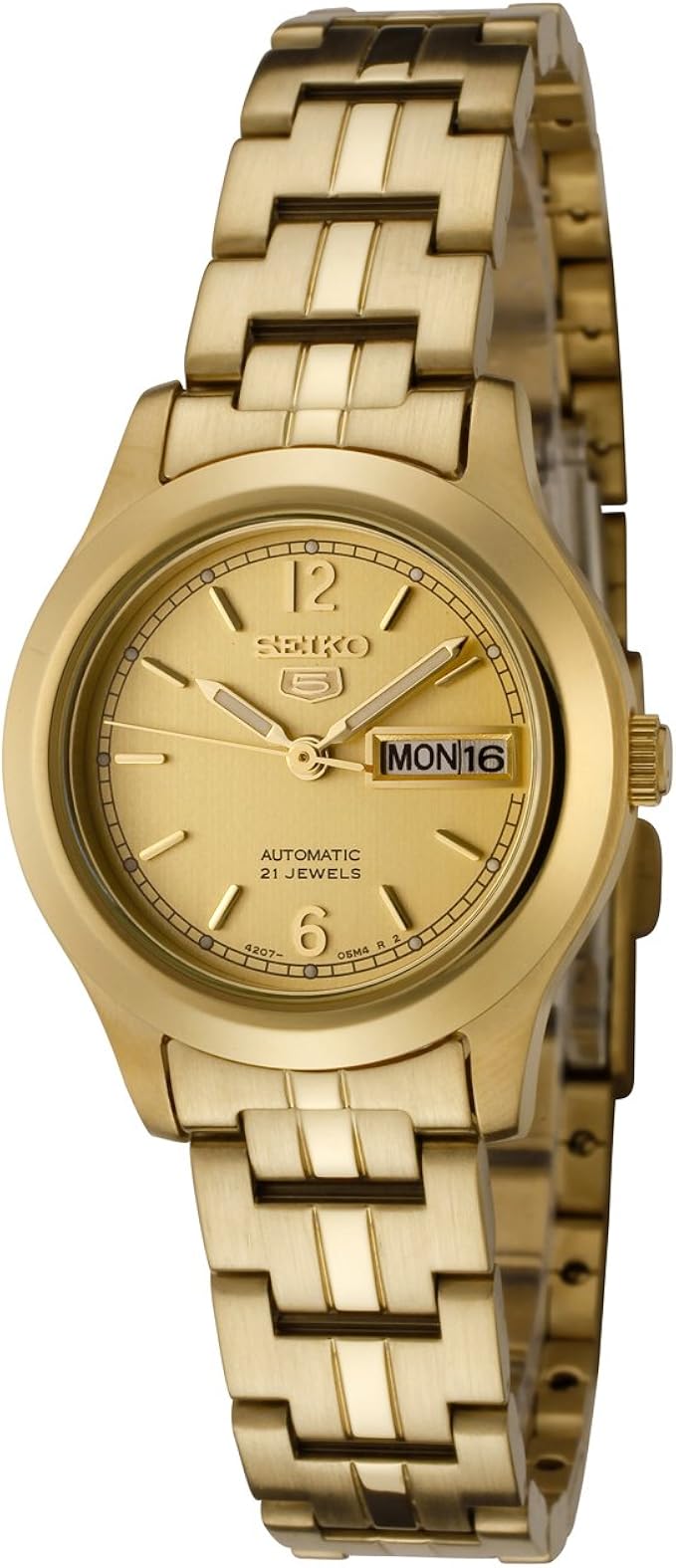 seiko 5 automatic gold watch price