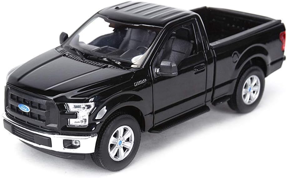 SJBF RC car Car Model Toy Ornaments Collection 1:24 Ford F-150 Raptor Simulation Alloy Die-casting Car Model (Color : Black)