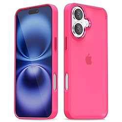 oakxco for iPhone 16 Case Matte Clear, Translucent