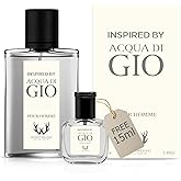 MONTWOOD Eau de Parfum – Long-Lasting Aquatic Fragrance for Men – 100mL Perfume Spray with Bonus 15mL Perfume Sample (Randomly Selected) – Inspired by Acqua di Gio Pour Homme