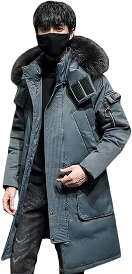 Amazon ｔａｉｔｅｎｇ ダウンコート メンズ ロング ダウンジャケット コート 秋冬 防寒 厚手 ロングコート ダウン ファー フード付き 中綿コート 大きいサイズ ジャケット 冬服 コート ジャケット 通販