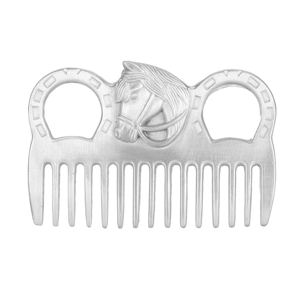 Portable Livestock Horse Hair Comb, Metal Comb for Mane and Tail, and Easy to Use, Knot Free, Pocket Sized Design
