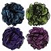 Minalo Mesh Pouf Loofah Bath Sponge by Minalo -Extra Large Body Exfoliating Shower Ball Shower Sponge Pack of 4 (75g/pcs)