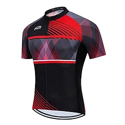 Cycling Jersey Men, Summer Short Sleeved Bike