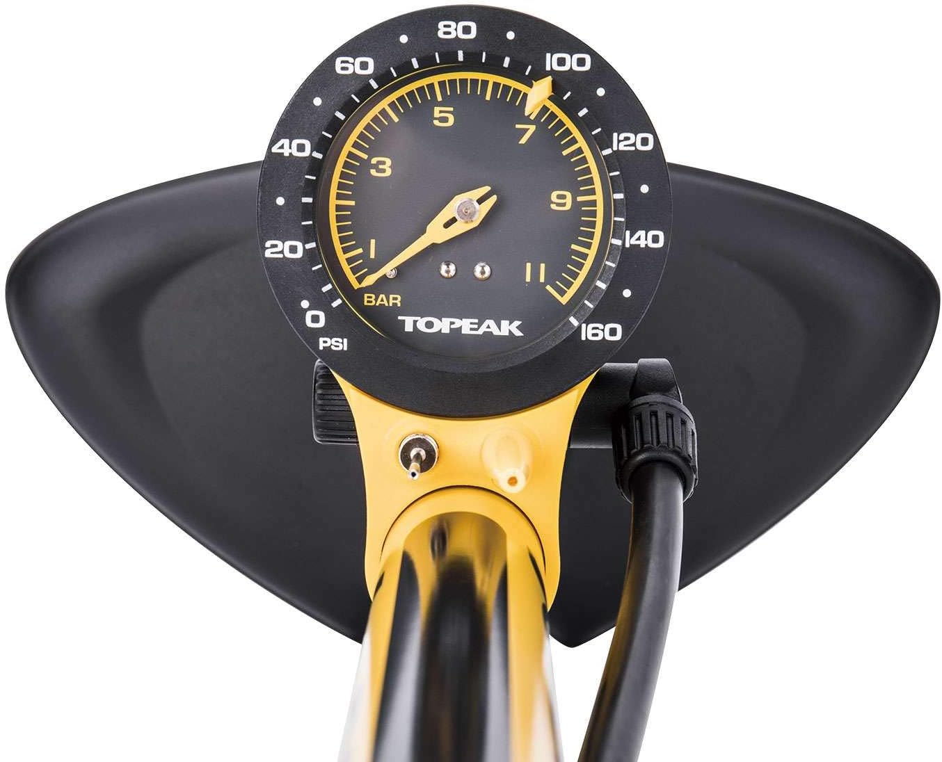 Topeak Joe Blow Sport III High Pressure Floor Pump, Frustration Free Packaging Yellow, 29.1 x 9.8 x 7.3 inches : Sports & Outdoors