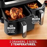 Tefal Easy Fry Dual Zone Air Fryer 8.3L 8in1 Non-Stick Black & Metal view 3