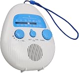 Jectse Portable Rechargeable Shower Radio Waterproof AM/FM Speaker Battery view 7