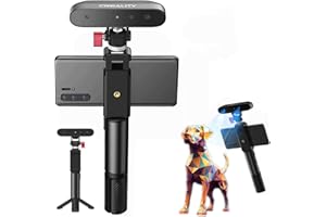 Creality 3D Scanner CR-Scan Ferret for 3D Printing, Dual Mode Scanning, Upgrade Handheld Scanner with 30 FPS High Scan Speed,0.1mm Accuracy for Andriod Phone PC Win 10/11,pop 2 3D Scanner