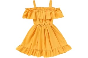 VINUOKER Toddler Baby Girls Dress Spring Summer Dresses Toddler Party Princess Dress