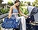 Next Mommy Baby Diaper Bag with Changing Pad, Stroller Clips and Shoulder Strap, Blue