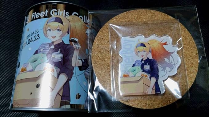 Amazon 艦これ 6周年記念 ローソン Gambier Bay ガンビア ベイアクリルバッジ付 艦娘貯金缶 空 アイドル 芸能人グッズ 通販