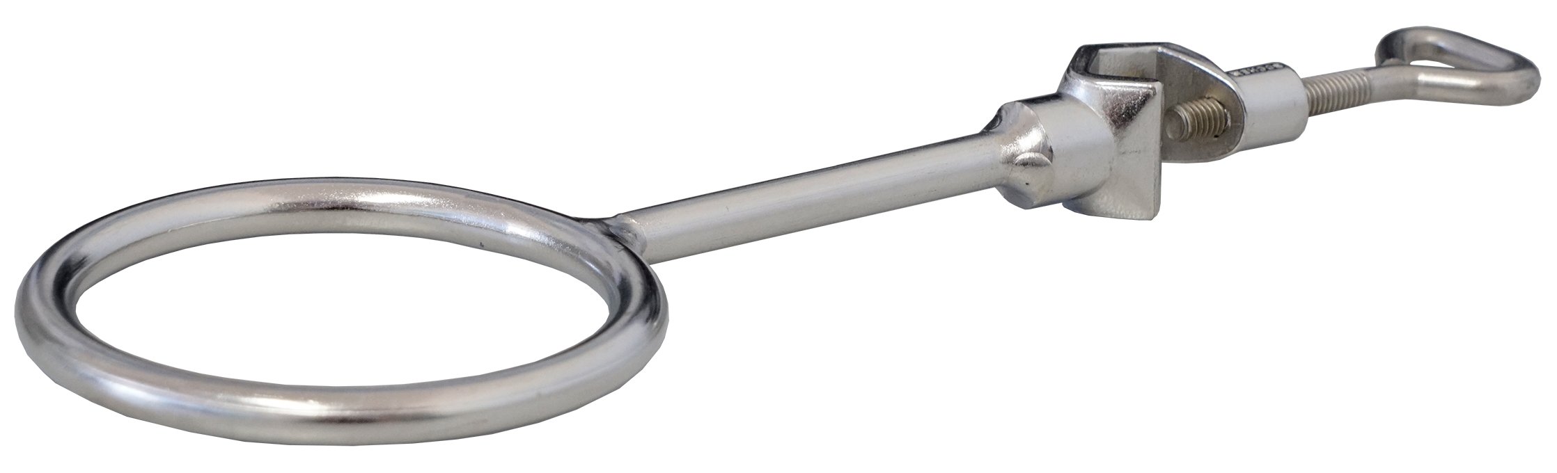 Witeg 7 400 926 Tripod Ring with Sleeve, Steel, Clear Glass