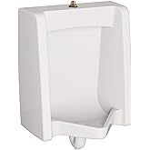 American Standard 6590001.020 Washbrook 0.125 – 1.0 gpf (0.47 – 3.8 Lpf) Top Spud Urinal (only), White