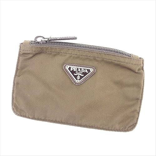 Amazon プラダ Prada コインケース 小物入れ メンズ可 トライアングルロゴ 中古 Y7145 シューズ バッグ