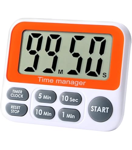 Temporizador Con Reloj Temporizador Digital De Cocina YOOREAL