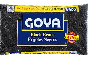 Goya Black Beans, Dry, 4 Lb Bag