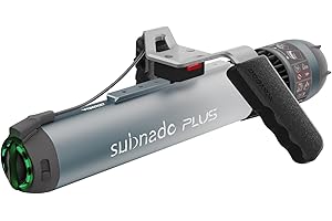 Waydoo Subnado Plus Underwater Scooter, 800W Motor Output and 144W Battery, 60 Minutes Max Runtime, Lightweight and Portable Sea Scooter with Bi-Directional Fast Charging for Snorkeling and Diving