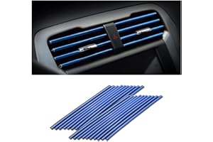 20 PCS Car Air Conditioner Decoration Strip, DIY Air Vent Outlet Trim Strip Bendable Car Interior Accessories, Car Molding St
