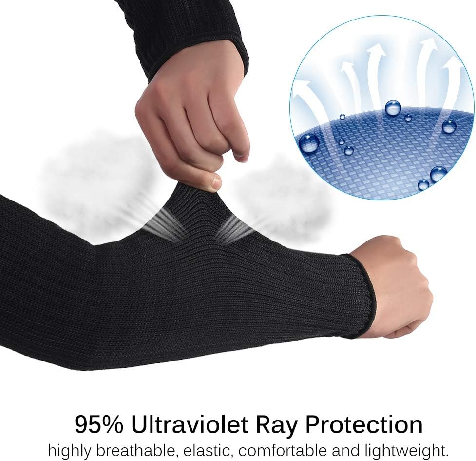 Yosoo Health Gear Cut Resistant Arm Sleeves Level 5 Protection - Image 3