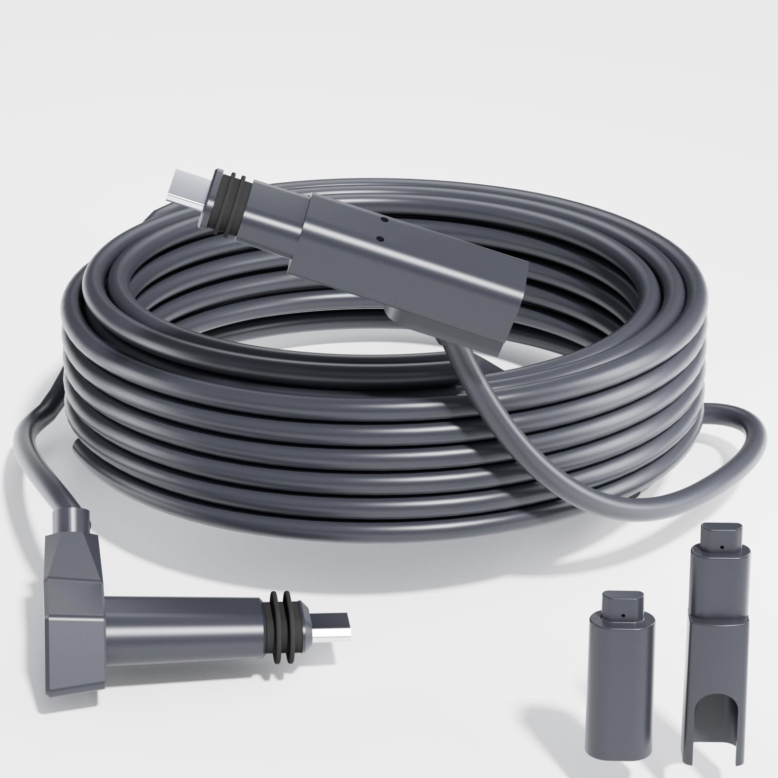 Photo 1 of Klutchtech Starlink Cable 75FT for Standard Actuated Gen 2, Starlink Replacement Cable for Rectangular Satellite V2 Waterproof Gray (75FT/23M)