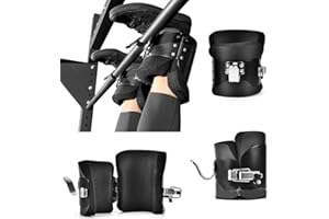 Professional Stainless Steel Gravity Boots for Inversion Therapy - Heavy Duty 300 lb Capacity Ankle Support for Home Gym Work