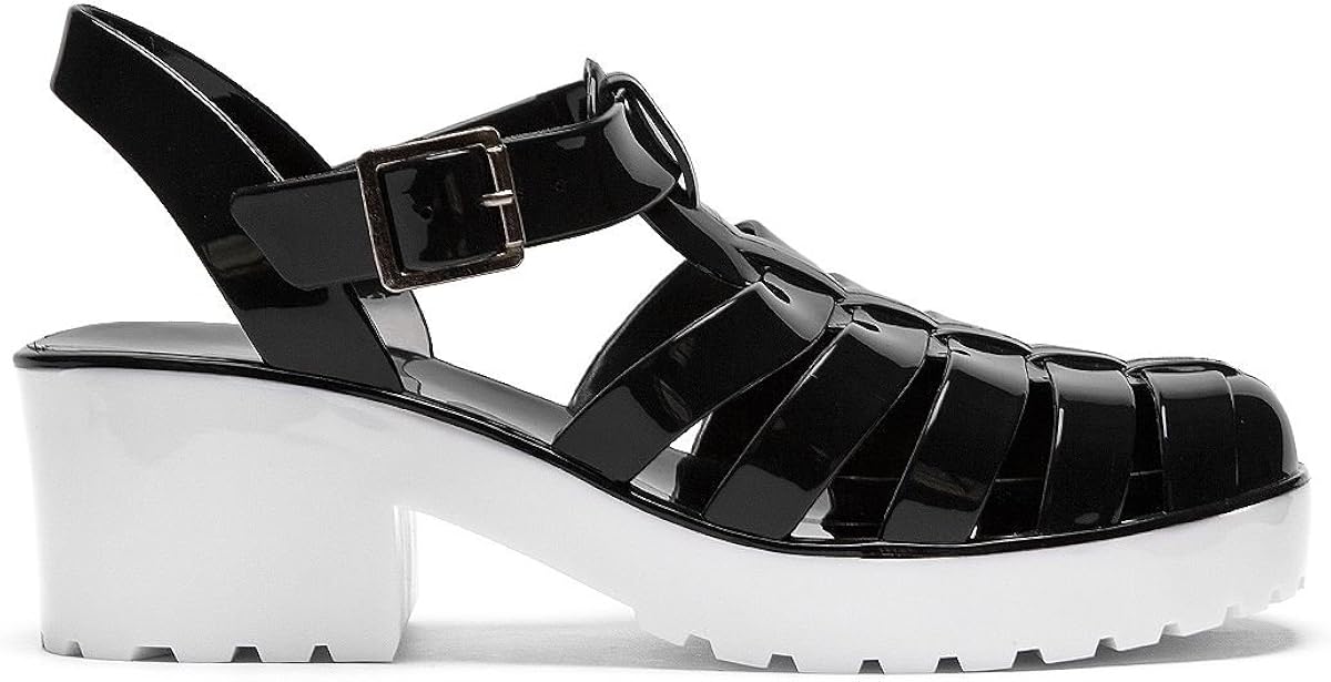 Vince Camuto Women's Kerra Leather Round Open Toe Stacked Heel Knot Vamp Sandal | eBay