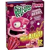Betty Crocker Fruit Snacks Roll-Ups Franken Berry Strawberry Scream, 6 oz
