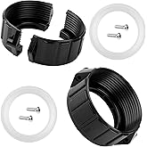 Hot Tub Heater Split Nut Union 2 inch Hot Tub Parts 0121109020-2 Pack | For Balboa Gecko Hot Tub Heater, Split Nut Unions, Actual 2 Inch Heater Assembly