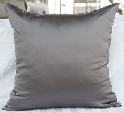 Amazon Com Tangdepot Solid Heavy Satin Decorative Throw Pillow