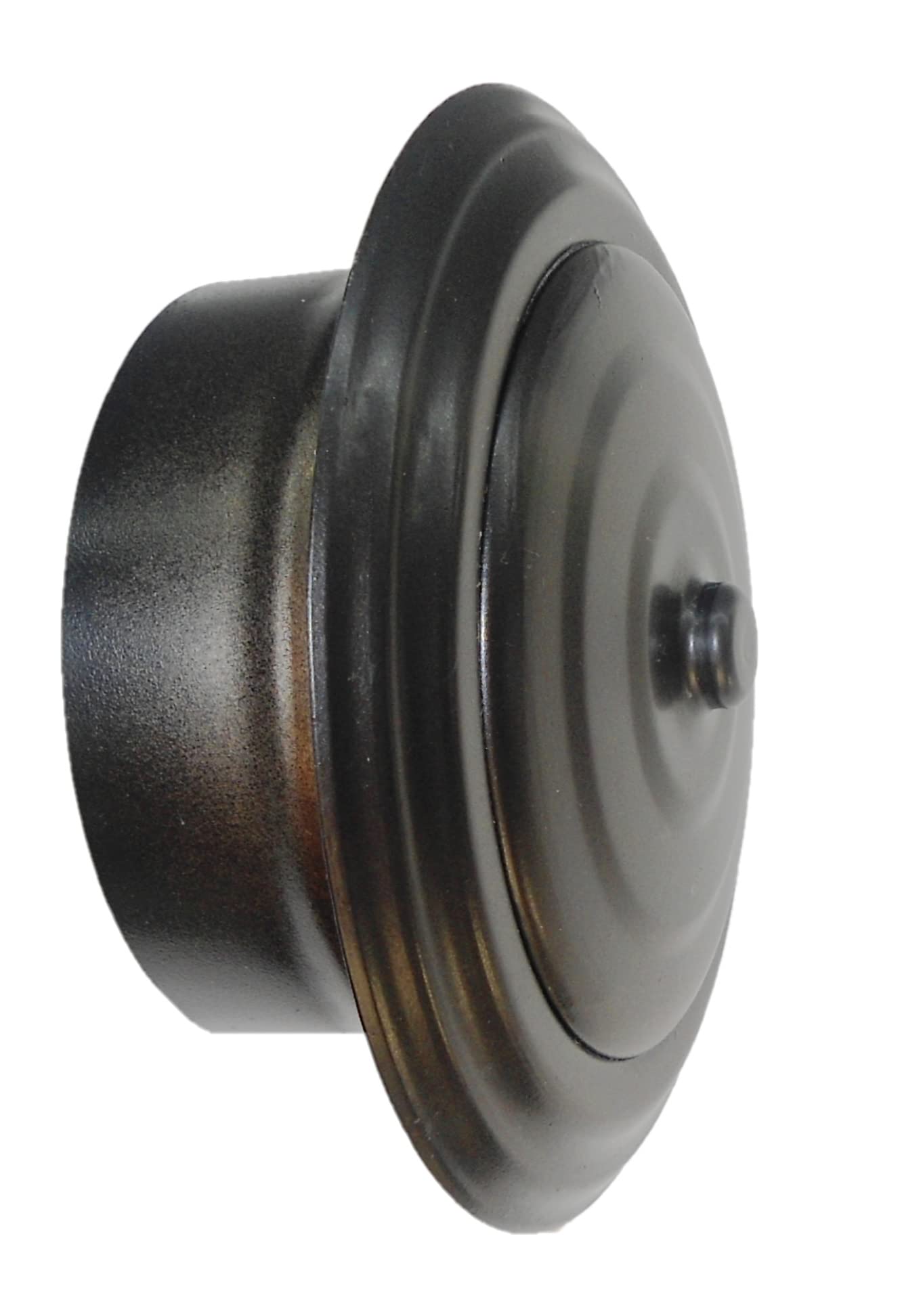 Rosette, wall rosette, cover, flue pipe, stove pipe, chimney pipe, diameter 130 mm (black)