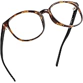 LifeArt Blue Light Blocking Glasses, Anti Eyestrain, Computer Reading Glasses, Gaming Glasses, TV Glasses for Women Men, Anti Glare (Tortoise, 1.75 Magnification)