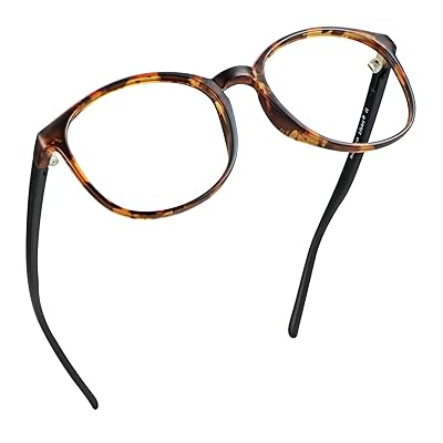LifeArt Blue Light Blocking Glasses, Anti Eyestrain, Computer Reading Glasses, Gaming Glasses, TV Glasses for Women Men, Anti Glare (Tortoise, No Magnification)