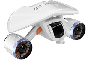 Sublue Mix Underwater Scooter with Action Camera Mount 30 Minutes 22lbf 131ft Waterproof Dual Motors Water Sports Pool Diving Snorkeling for Adults Gray Battery Version