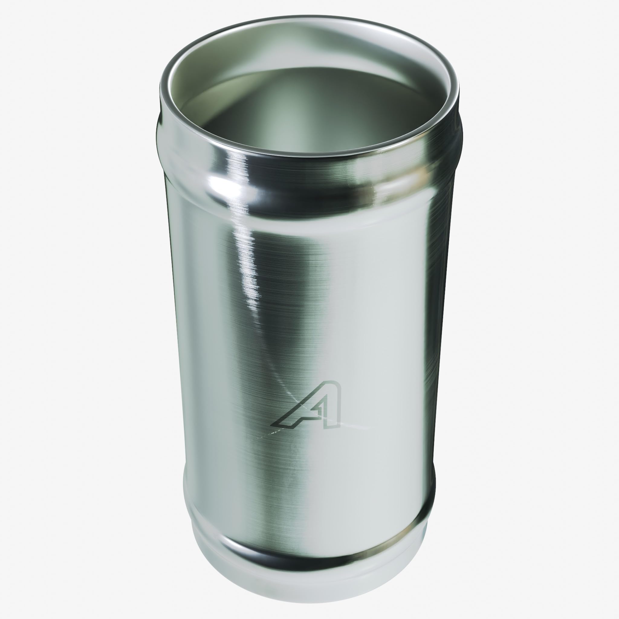 45mm (1.75 Inch) Aluminium Metal Hose Pipe Connector for Garden Hoses, Ponds, Water Pipes, Inline Barbed Joiner - 100mm (4 Inch) Long