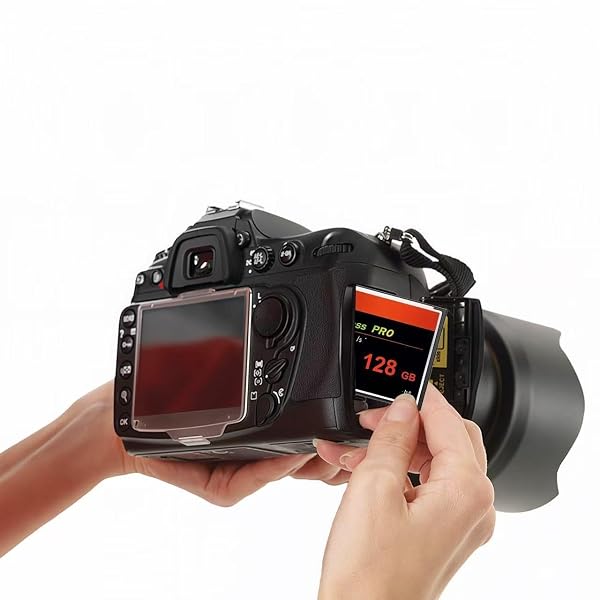 HSANYIUR 128GB UDMA SPEED UP TO 160MB/S,ORIGINAL CF CARD CAMERA MEMORY CARD