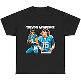 Trevor Lawrence Fan Tee, Sports Shirt, Unisex Cotton T-Shirt, Gift for Football Lovers, Ultimate Sportswear