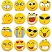 3D Emoji Magnets, Pococina 26 Pack Emoji Refrigerator Magnets Set, 1.7 Inch Funny Fridge Magnet Set for Kids Kitchen Home Decor Classroom Office Hospital